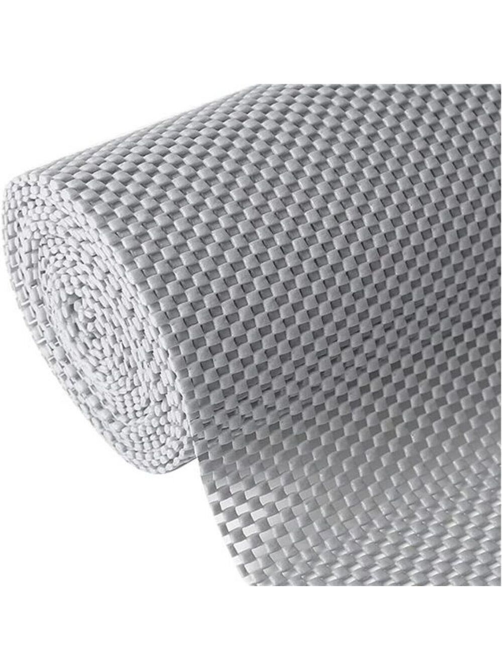 Non Slip Shelf Liner Drawer Cabinet Liner 12 x 20 Feet Kitchen Storage Gray